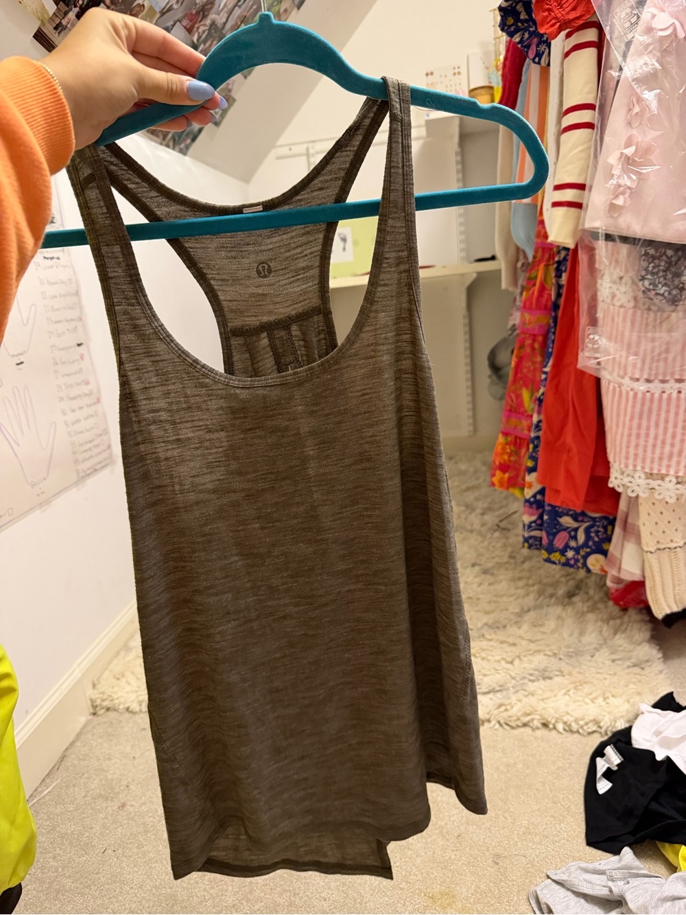 lululemon athletica Women’s Racerback Tank Top - Olive
